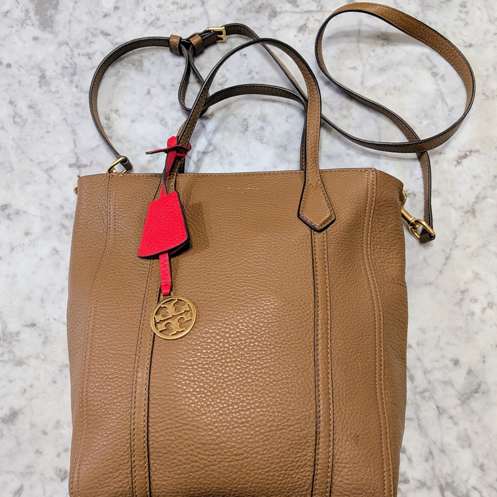 Tory Burch Tan Leather Tote Bag